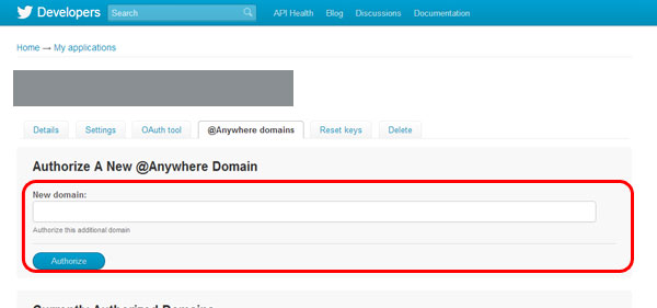 How to create an application in Twitter